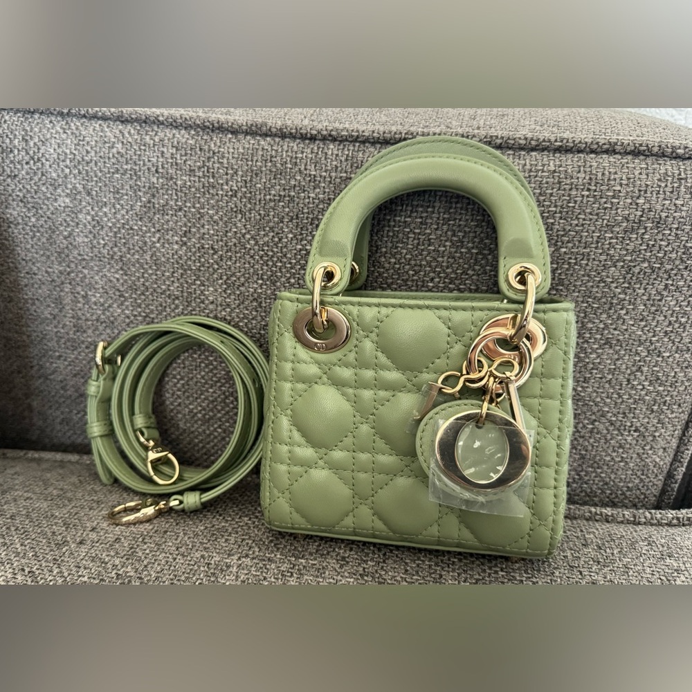 [SOLD] Dior Lady Micro Bag - Avocado Green